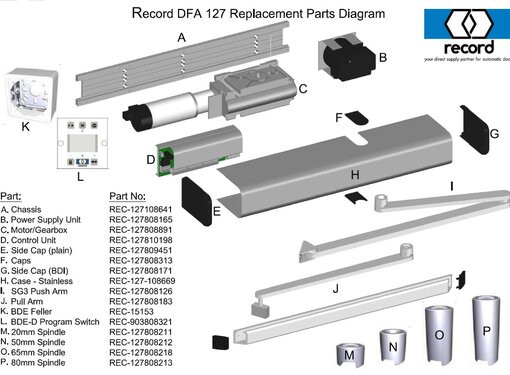 DFA Replacement Parts