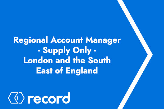 Regional Account Manager – Supply Only - London and the South East of England